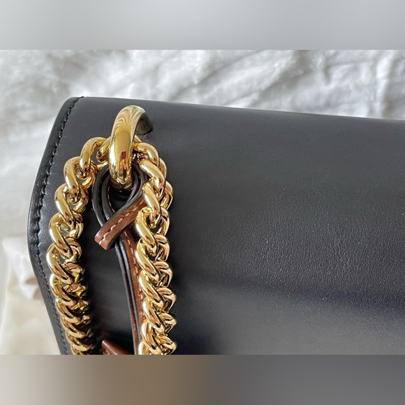 Gucci padlock shoulder bag/ GG supreme Medium brown/ black - Picture 10 of 15